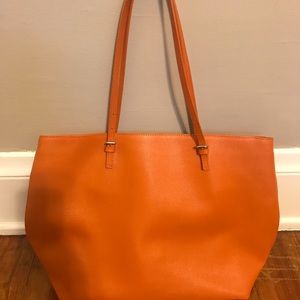 Furla orange handbag